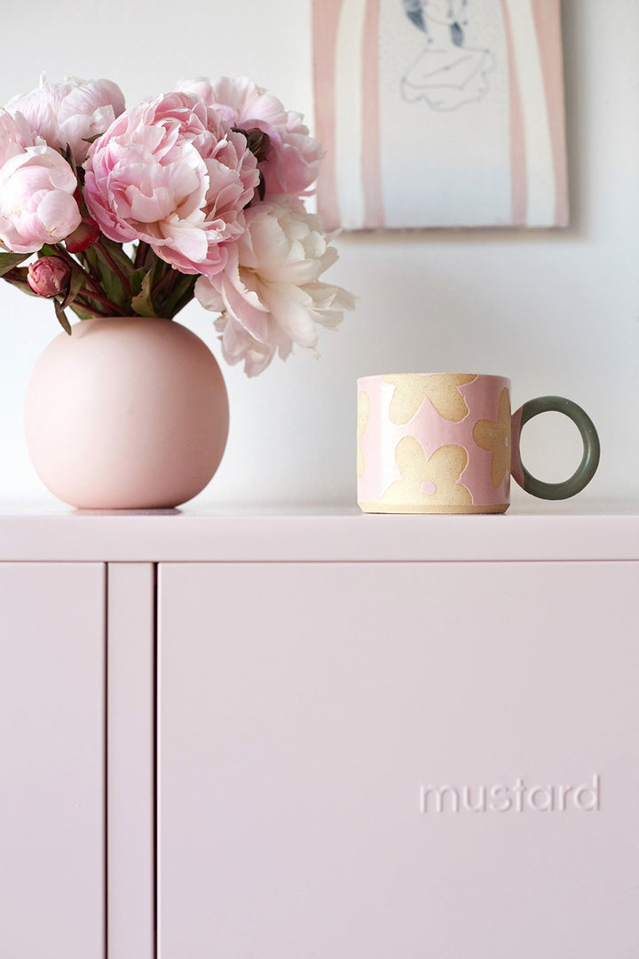 Mustard | Midi Locker - Blush | Shut the Front Door