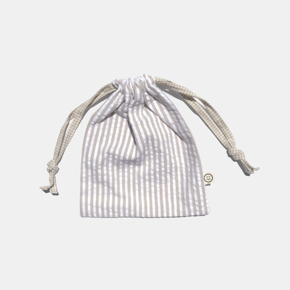 PSP | Face Masks 2pk - Neutral Check/Stripe | Shut the Front Door