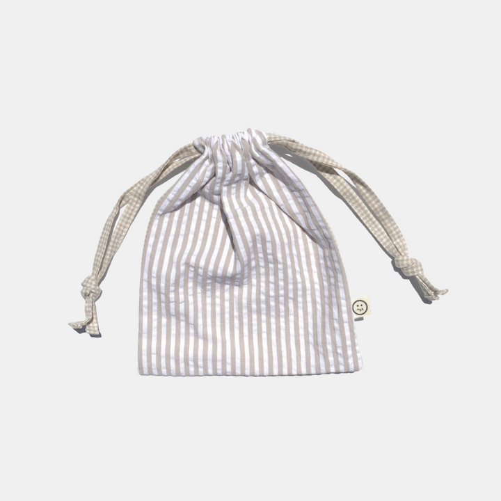 PSP | Face Masks 2pk - Neutral Check/Stripe | Shut the Front Door