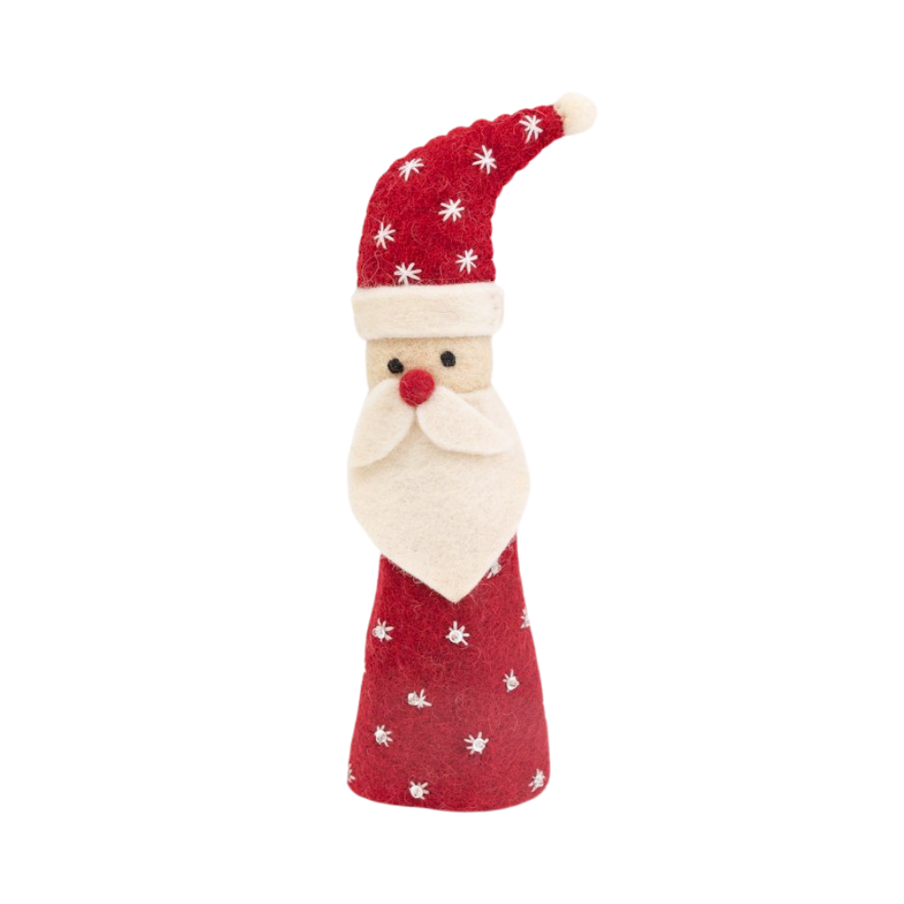 Pashom | Standing Santa with Spots Decoration  - Red | Shut the Front Door
