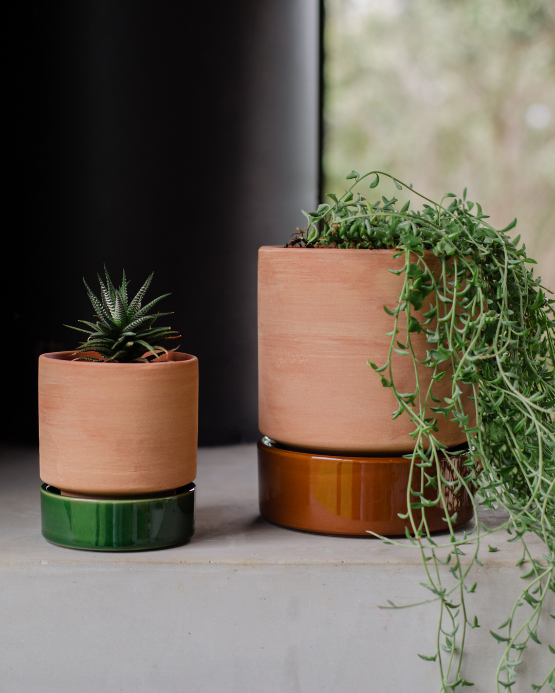 Garcia | Grace Planter Medium - Rose Terracotta & Soil | Shut the Front Door