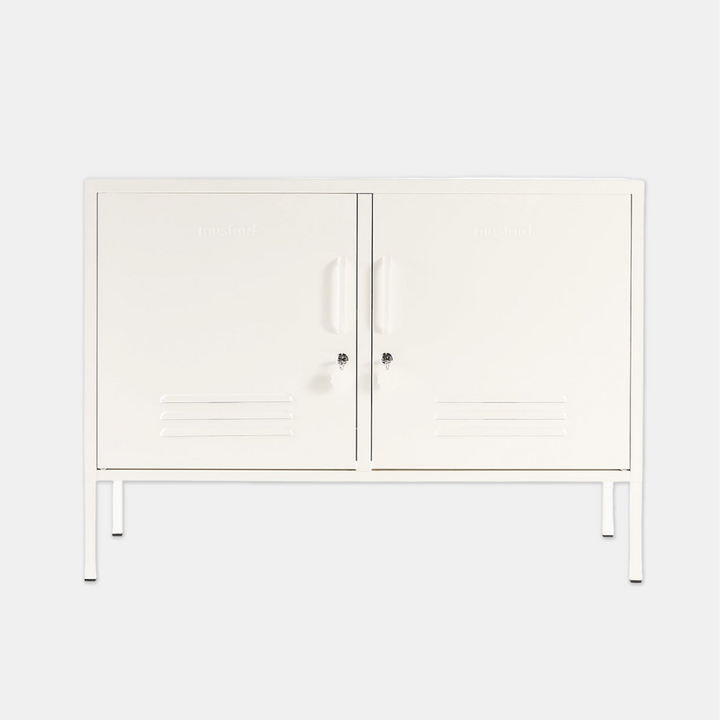 Mustard | Lowdown Locker - White | Shut the Front Door