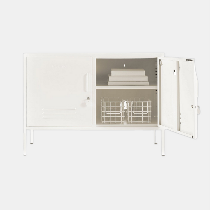 Mustard | Lowdown Locker - White | Shut the Front Door