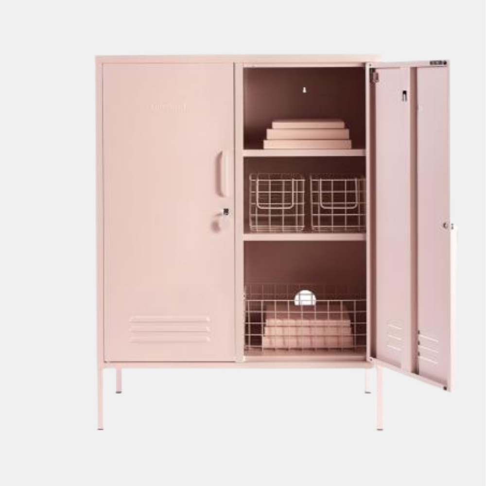 Mustard | Midi Locker - Blush | Shut the Front Door