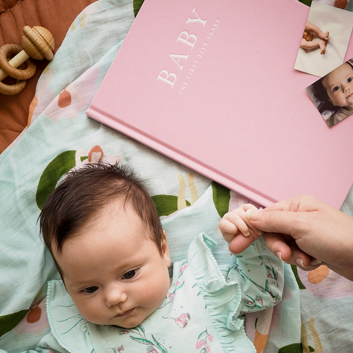 Write to Me Stationery | Baby Journal - Birth to Five Years Pink | Shut the Front Door