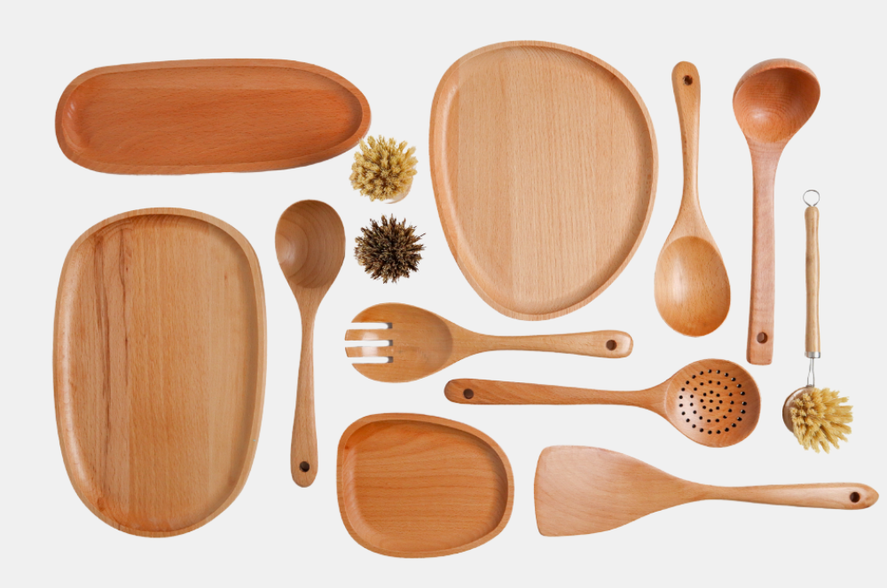 Shut the Front Door | Wooden Soup Laddle 27cm - Beech | Shut the Front Door