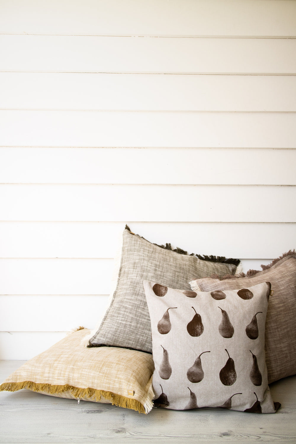 Raine & Humble | Pear Cushion 45cm - Earth | Shut the Front Door