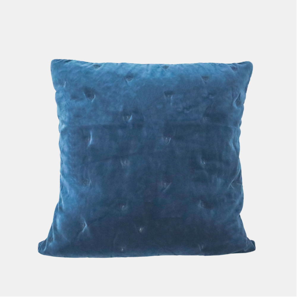 Raine & Humble | Mason Bee Velvet Cushion 60cm - Navy | Shut the Front Door