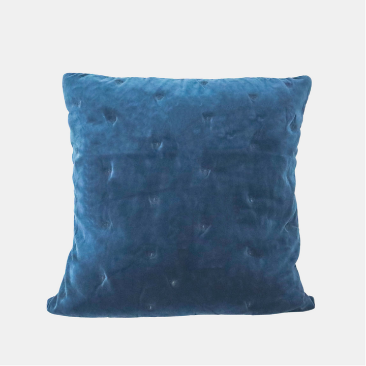 Raine & Humble | Mason Bee Velvet Cushion 60cm - Navy | Shut the Front Door