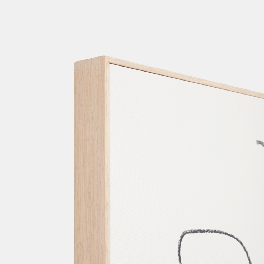 Middle of Nowhere | Framed Canvas - Linear Portrait 1 | Shut the Front Door