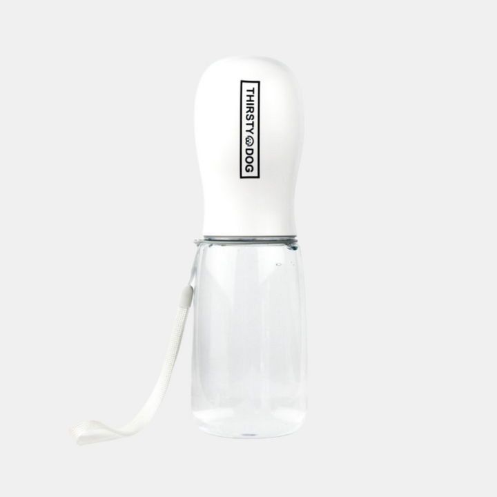 Thirsty Dog | Dog Water Bottle - White | Shut the Front Door