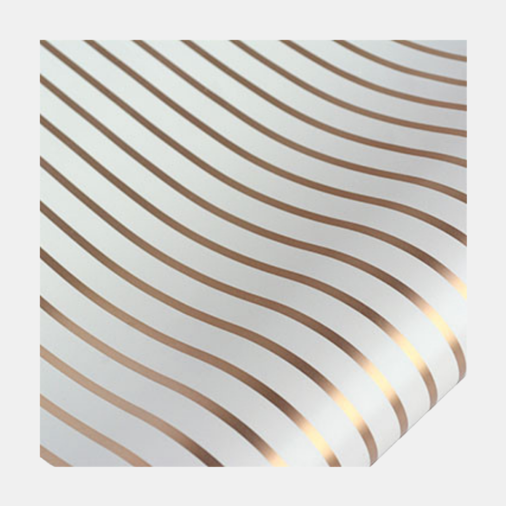 hiPP | Rollwrap Thin Stripe - Creme/Gold | Shut the Front Door
