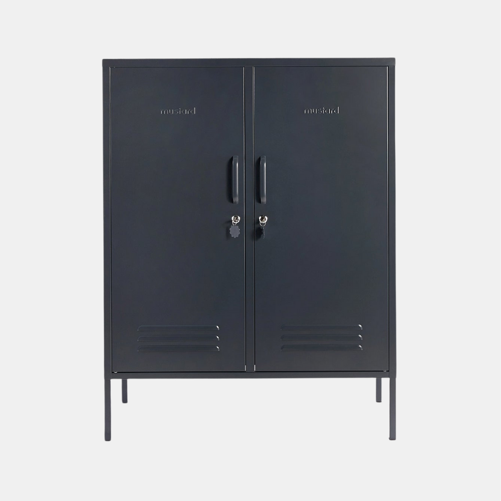 Mustard | Midi Locker - Slate | Shut the Front Door