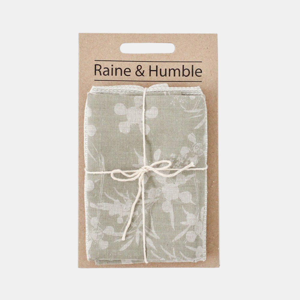 Raine & Humble | Myrtle Tea Towel S/2 - Sage | Shut the Front Door
