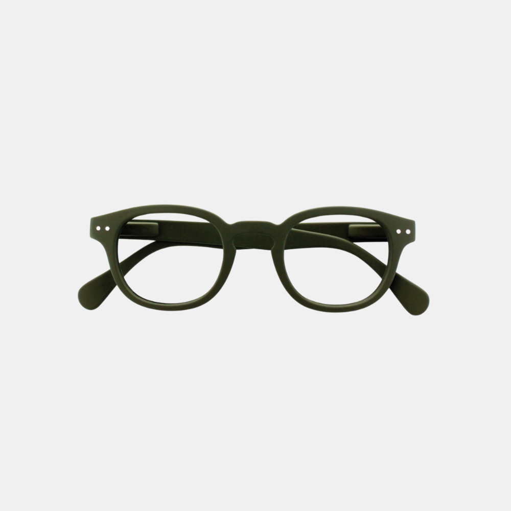 Izipizi | Reading Glasses Collection C Khaki Green +2.5 | Shut the Front Door