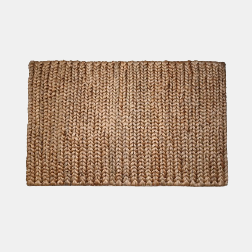 Garcia | Jute Rug Thick Tail - Brown | Shut the Front Door