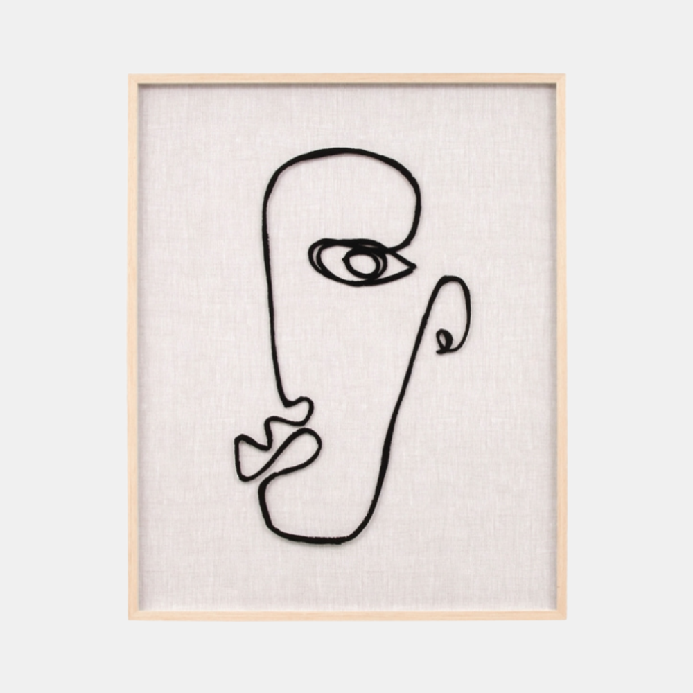 Middle of Nowhere | Framed Print - Abstract Profile 1 | Shut the Front Door