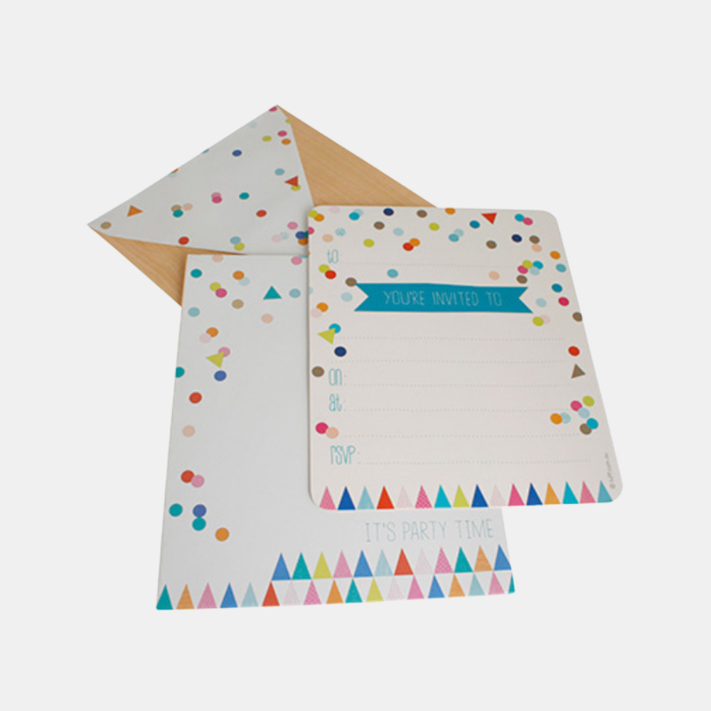 hiPP | Invitations Confetti Multi | Shut the Front Door