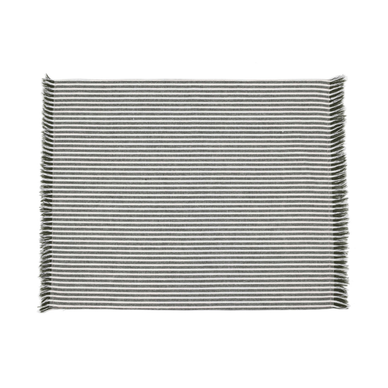 Raine & Humble | Abby Stripe Placemat - Olive Green | Shut the Front Door