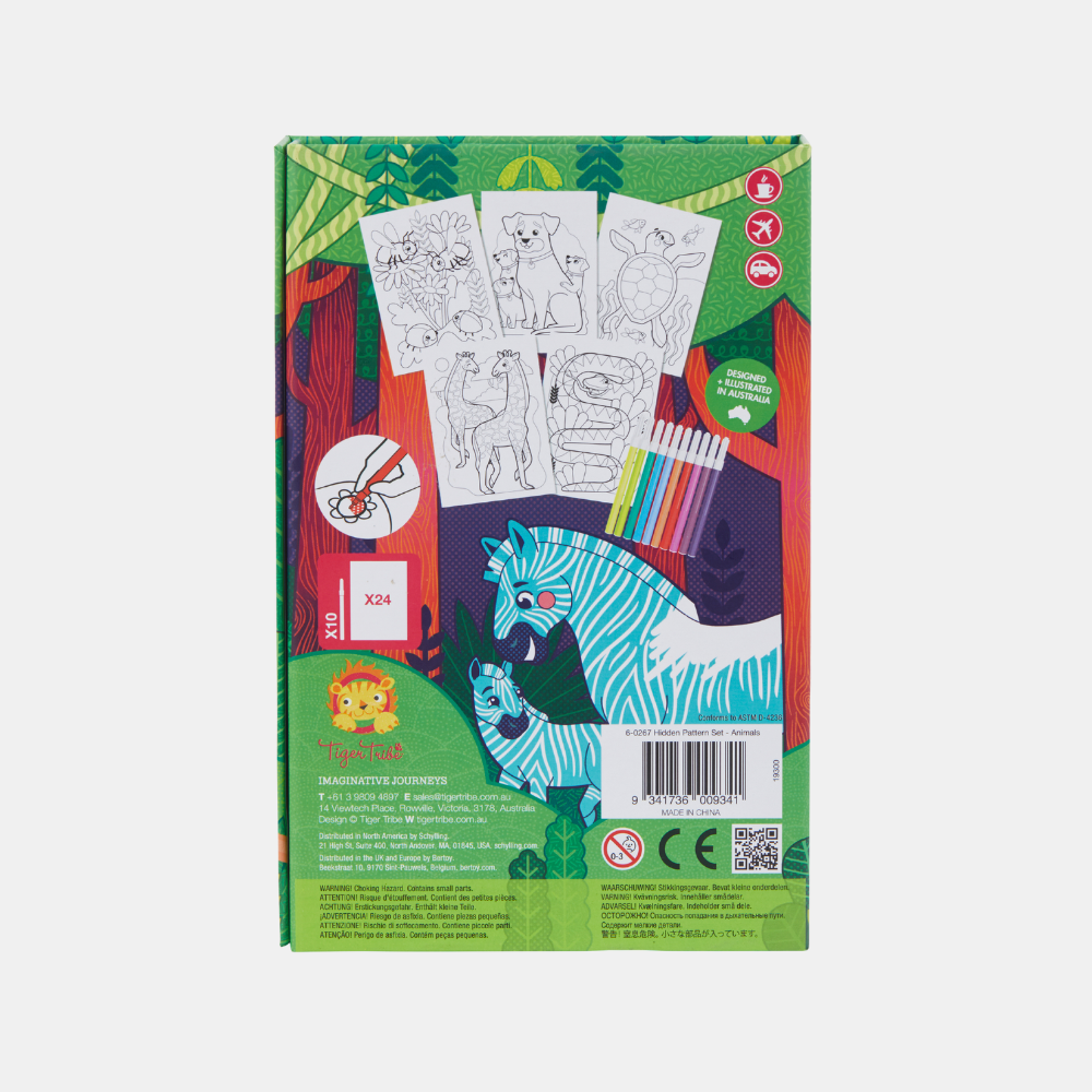 Tiger Tribe | Hidden Pattern Set - Animals | Shut the Front Door