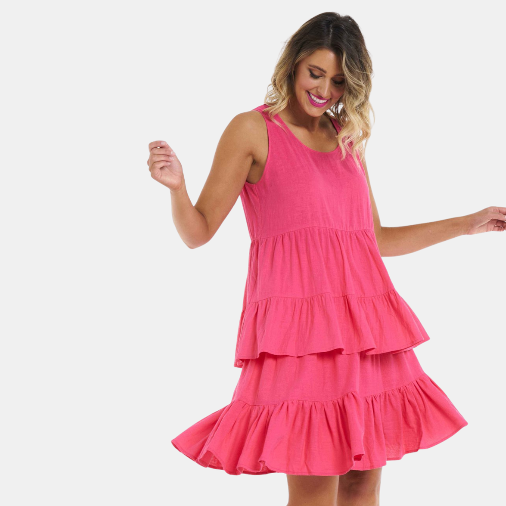 Betty Basics | Andie Top - Flamingo | Shut the Front Door