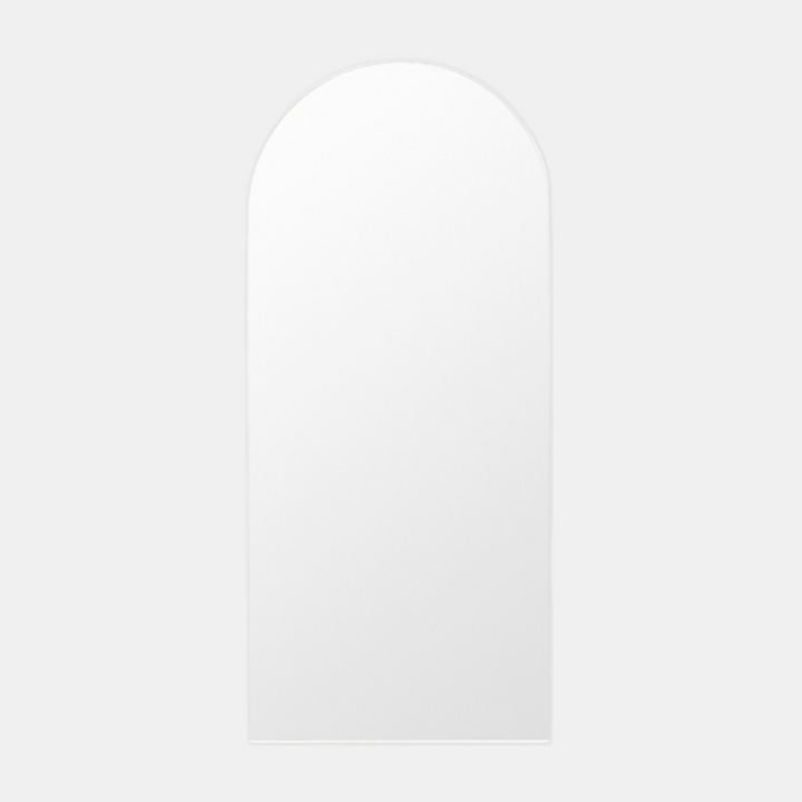 Middle of Nowhere | Bjorn Arch Floor Mirror 80x180cm White | Shut the Front Door