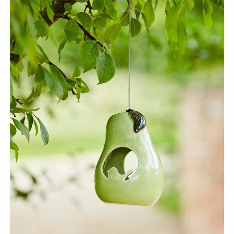 Burgon & Ball | Sophie Conran Ceramic Bird Feeder - Pear | Shut the Front Door