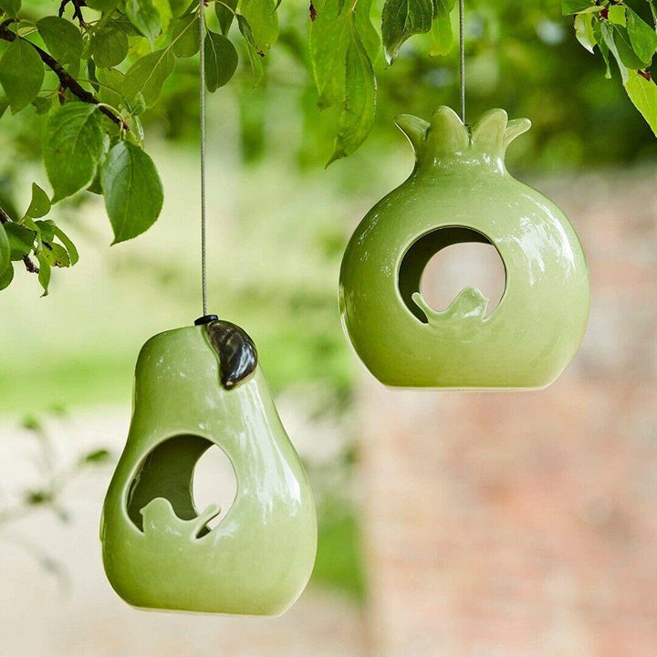 Burgon & Ball | Sophie Conran Ceramic Bird Feeder - Pear | Shut the Front Door
