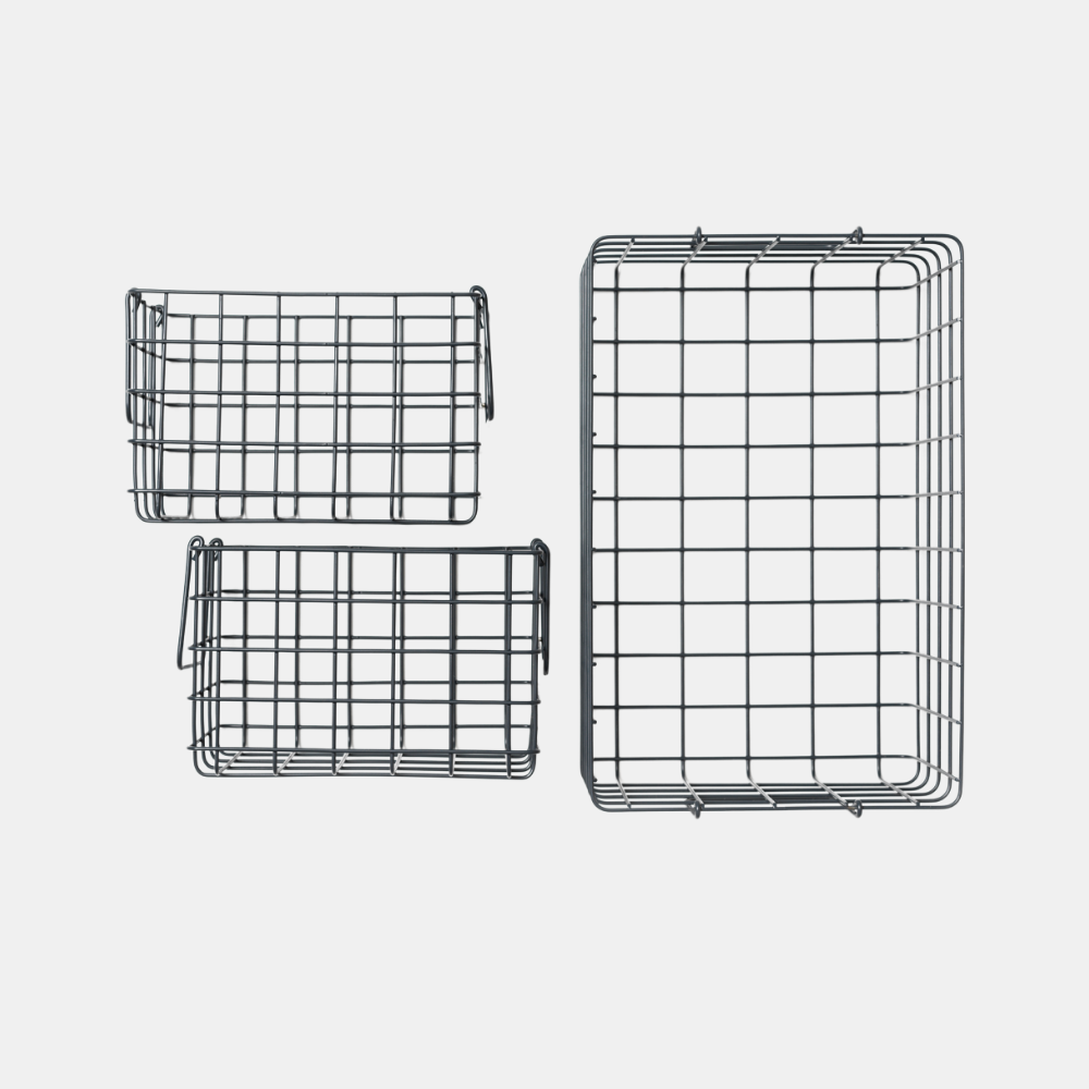 Mustard | Basket Small - Slate | Shut the Front Door