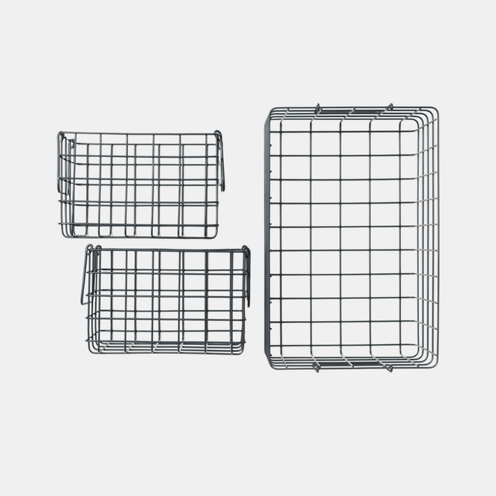 Mustard | Basket Small - Slate | Shut the Front Door
