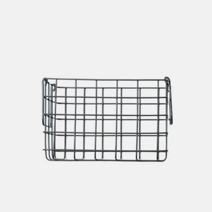 Mustard | Basket Small - Slate | Shut the Front Door