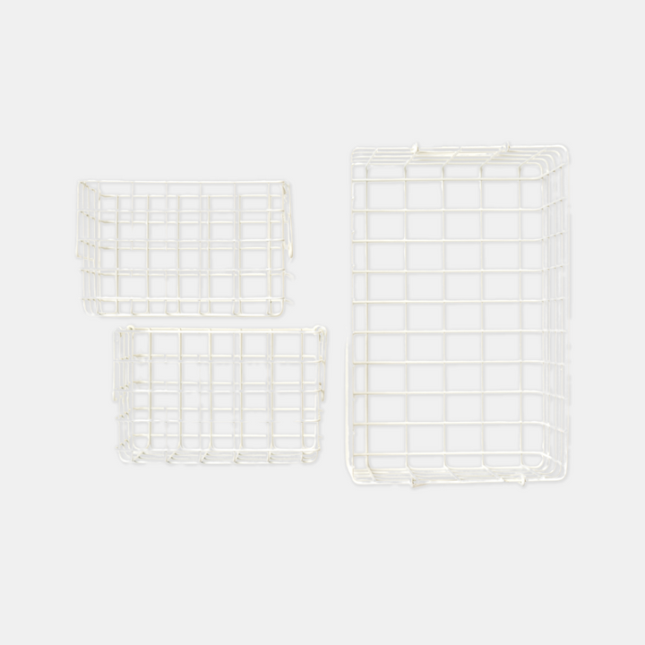 Mustard | Basket Small - White | Shut the Front Door