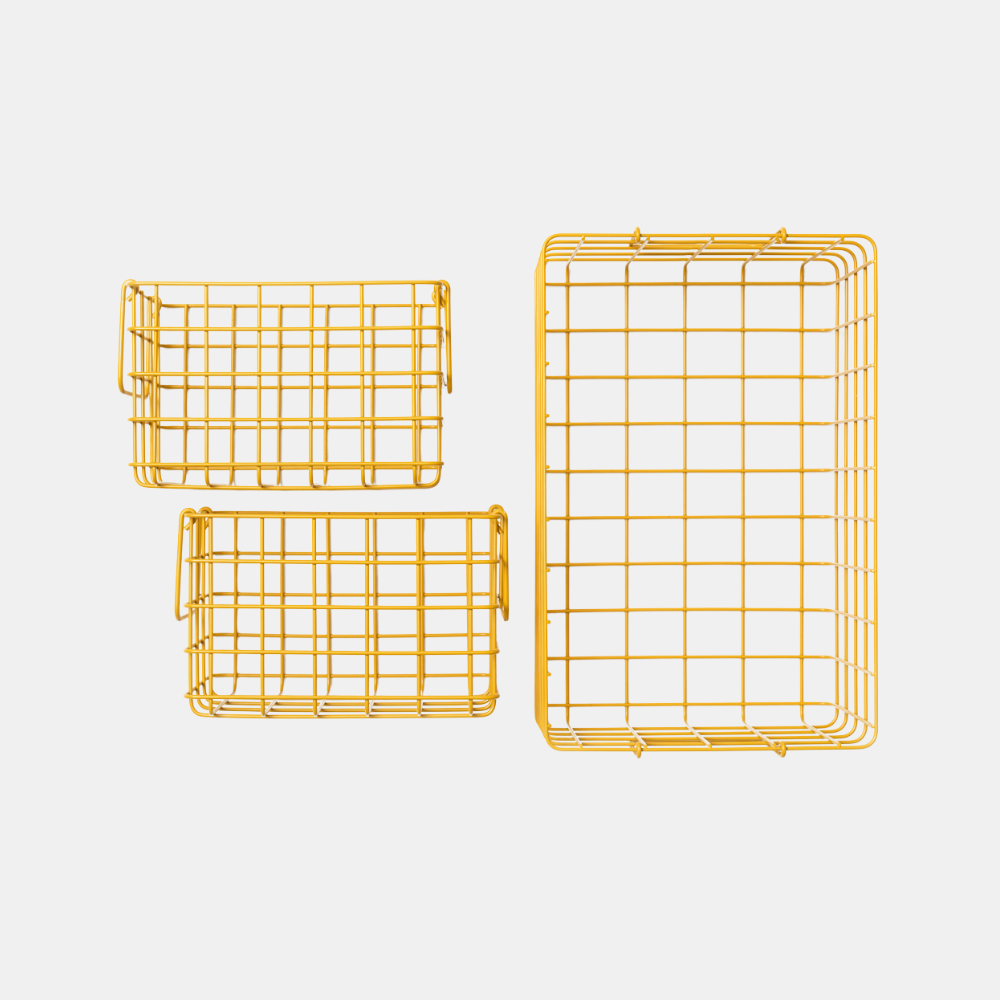 Mustard | Basket Small - Mustard | Shut the Front Door