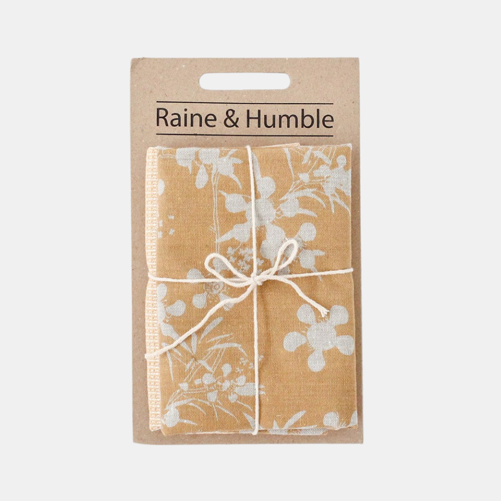 Raine & Humble | Myrtle Tea Towel S/2 - Honey | Shut the Front Door