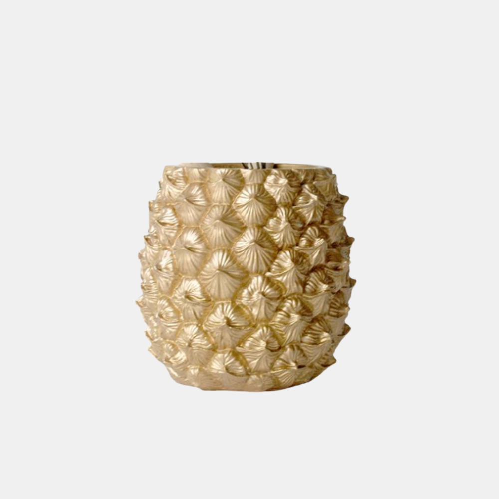 White Moose | Pineapple Planter - Gold | Shut the Front Door