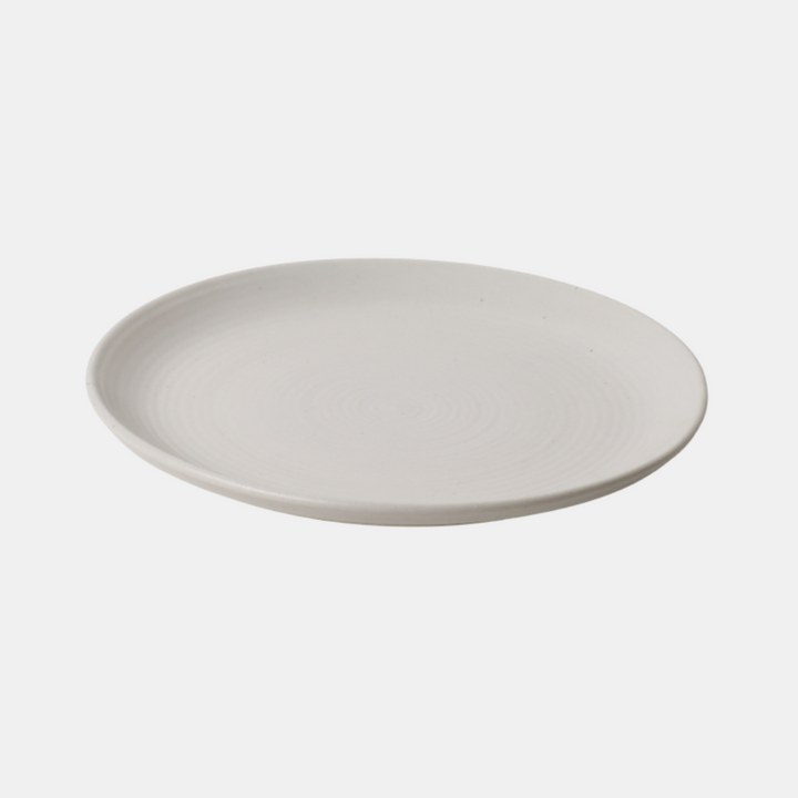 Garcia | Handmade Ceramic Dinner Plate 25.5cm - Cream | Shut the Front Door