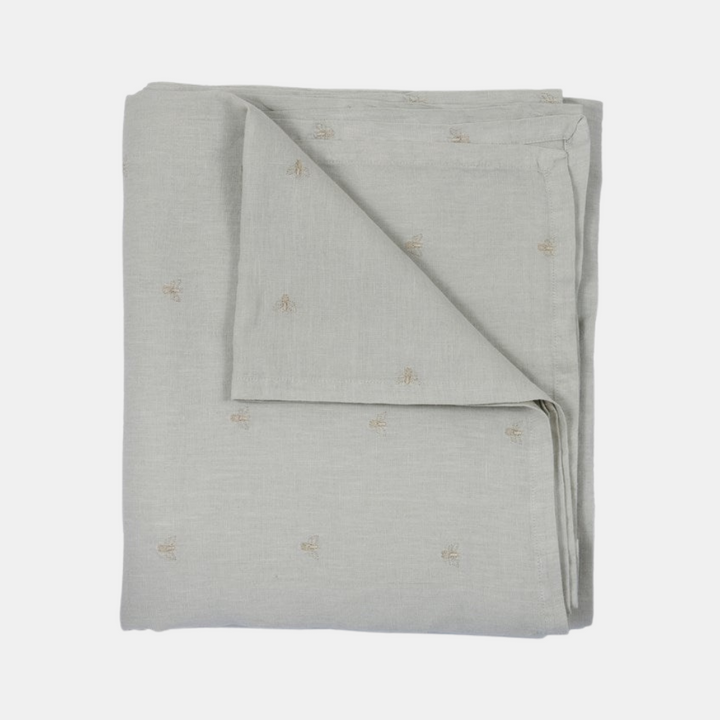 Raine & Humble | Mason Bee Linen Tablecloth - Sky Grey | Shut the Front Door