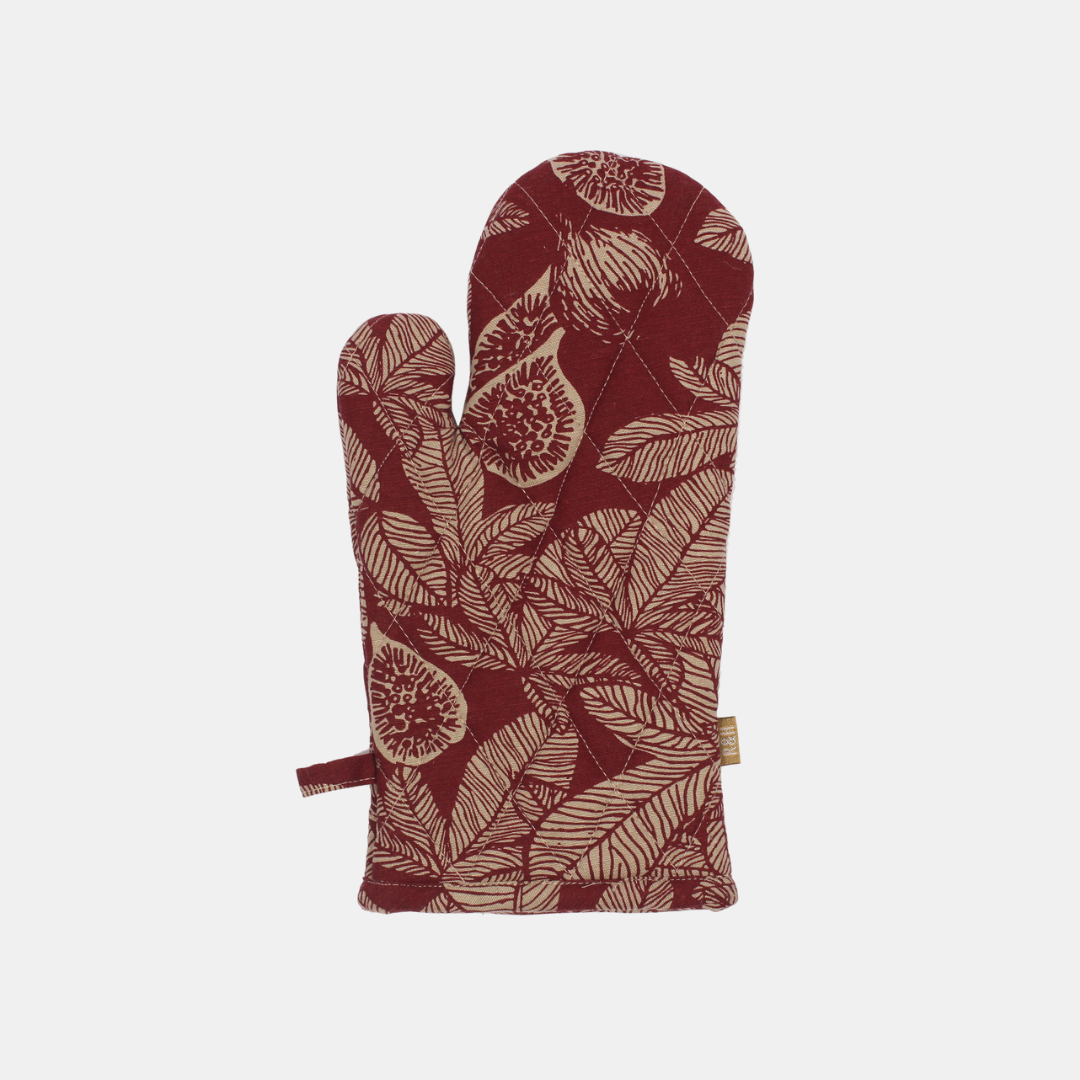 Raine & Humble | Fig Tree Oven Glove - Ruby | Shut the Front Door