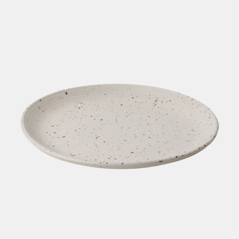 Garcia | Handmade Ceramic Dinner Plate 25.5cm - Speckle | Shut the Front Door