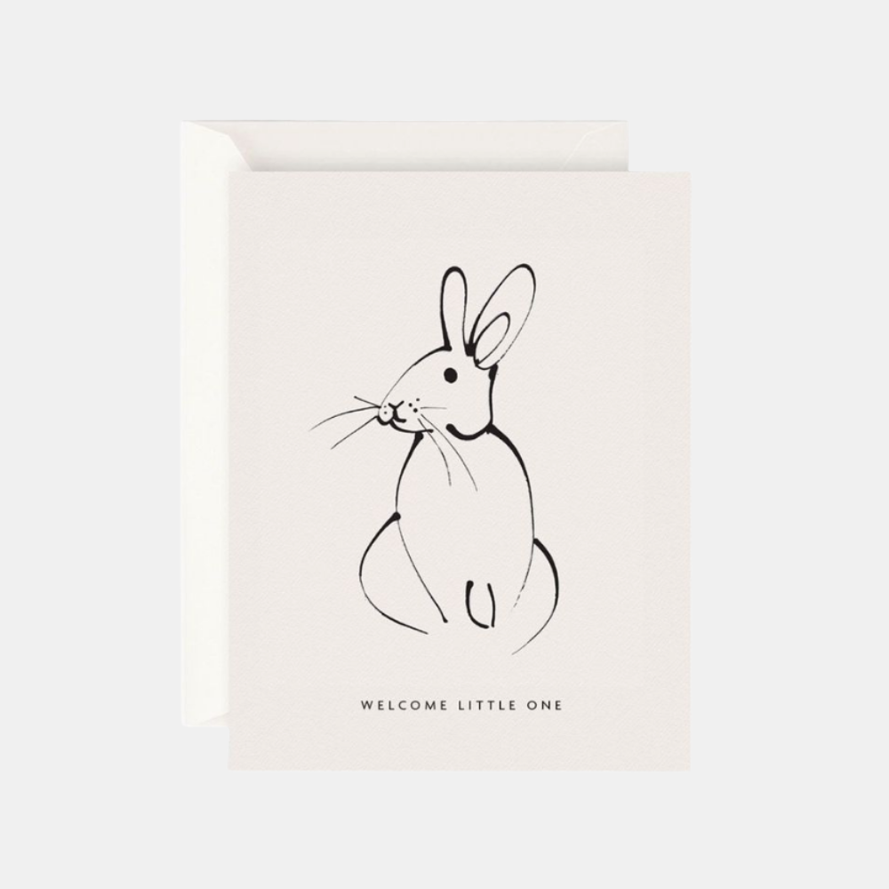 Father Rabbit | Card Welcome Little One Rabbit | Shut the Front Door