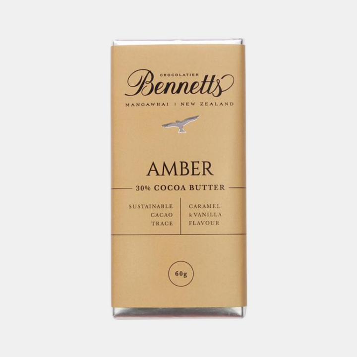 Bennetts Of Mangawhai | Bennetts 60g Bar - Amber | Shut the Front Door