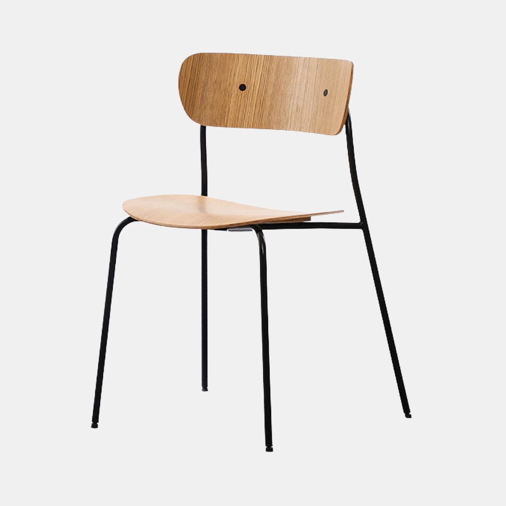 Not specified | Dining Chair Natural/Black | Shut the Front Door