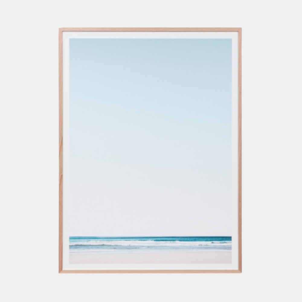 Middle of Nowhere | Framed Print - Coastal Portrait Raw | Shut the Front Door