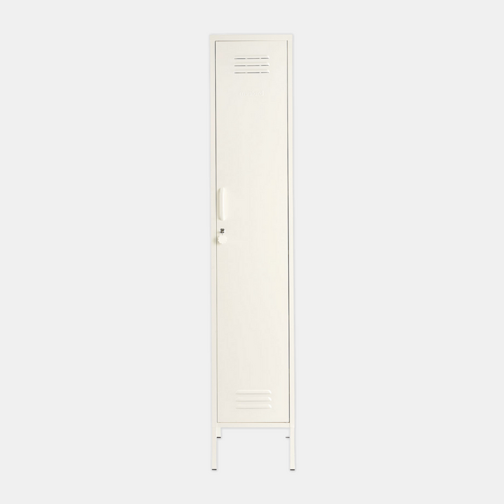 Mustard | Skinny Locker - White | Shut the Front Door