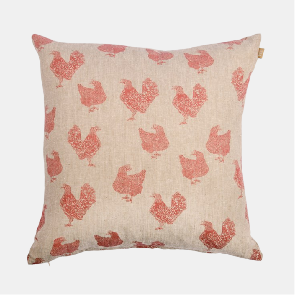 Raine & Humble | Henrietta Cushion 45cm - Fig | Shut the Front Door