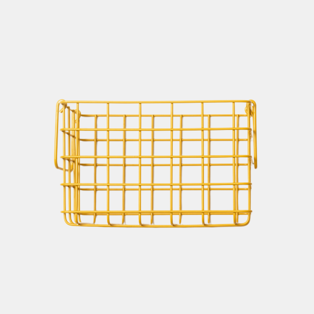 Mustard | Basket Small - Mustard | Shut the Front Door