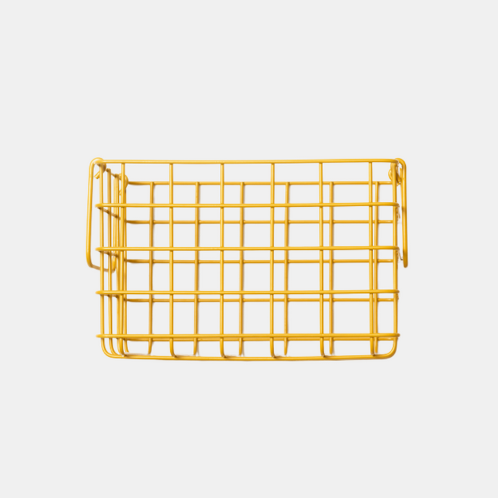 Mustard | Basket Small - Mustard | Shut the Front Door