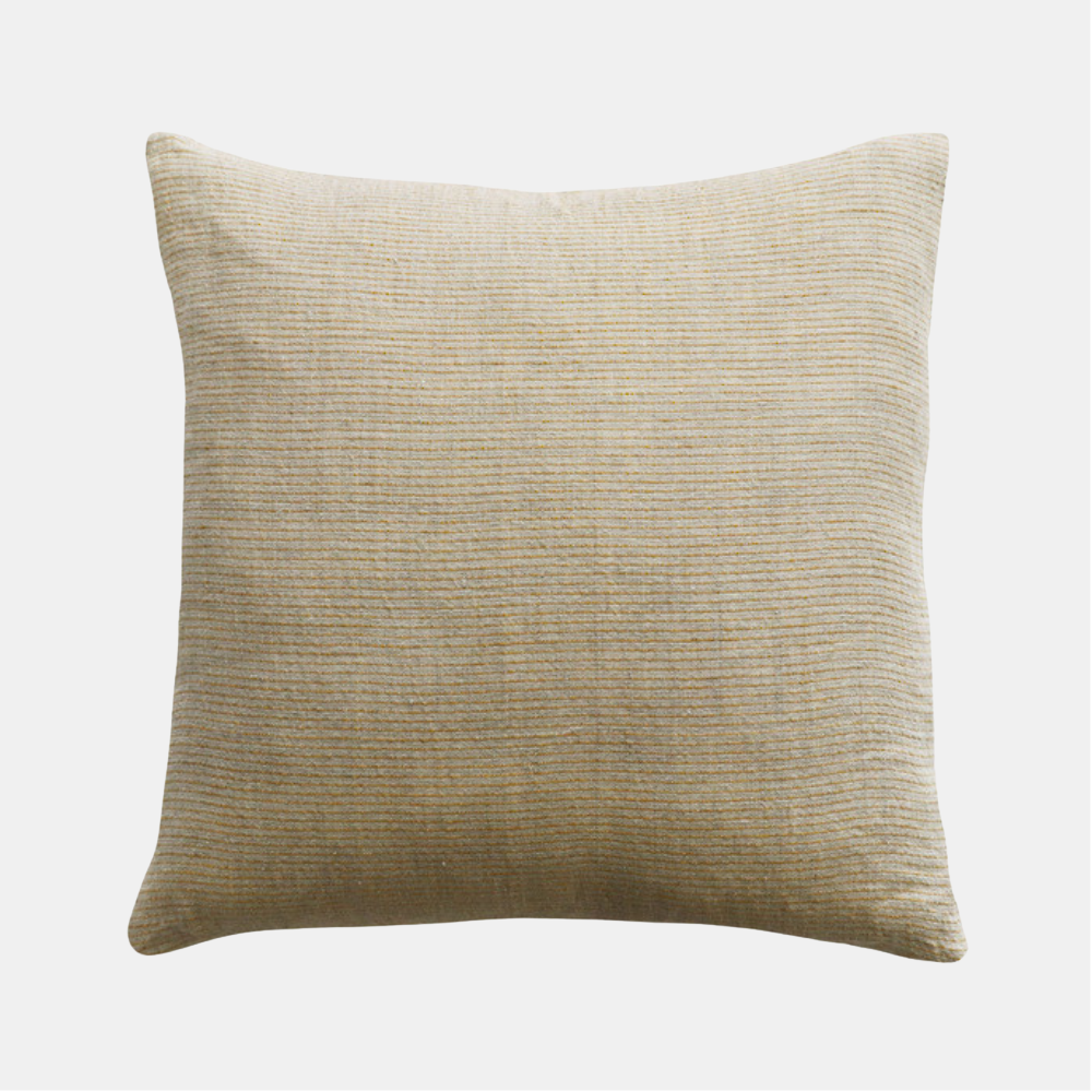 Mulberi | Sandridge Cushion 50x50cm - Linen/Ochre | Shut the Front Door