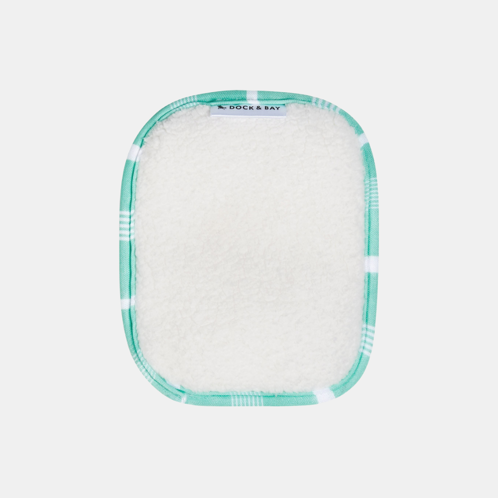 Dock & Bay | Reusable Makeup Wipes Pk3 - Eucalyptus Green | Shut the Front Door