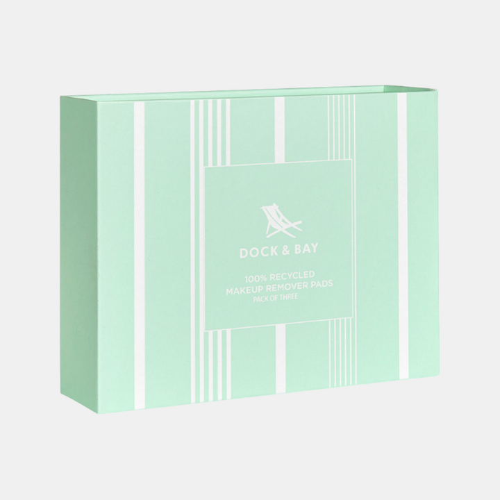 Dock & Bay | Reusable Makeup Wipes Pk3 - Eucalyptus Green | Shut the Front Door